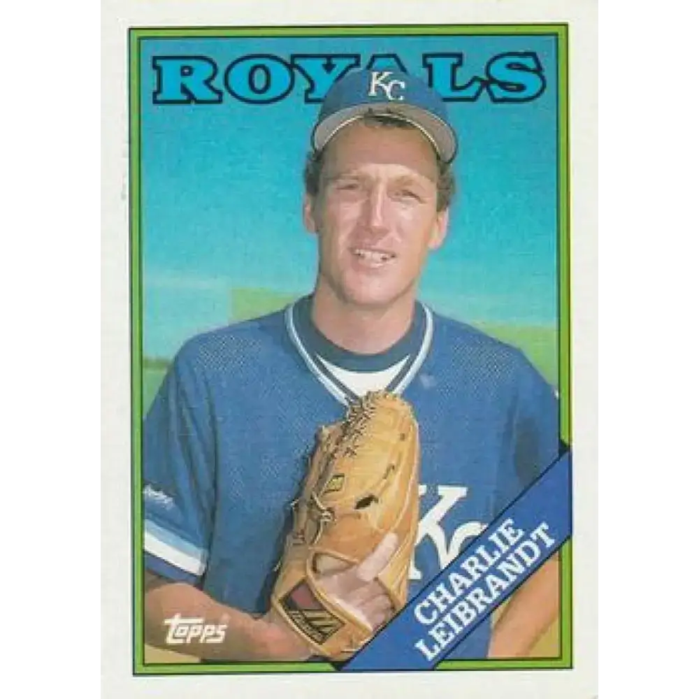 1988 Topps #569 Charlie Leibrandt NM-MT Kansas City Royals Baseball Card