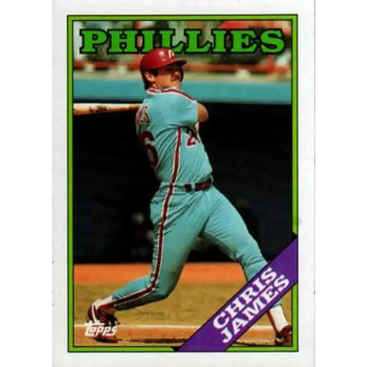 1988 Topps #572 Chris James NM-MT Philadelphia Phillies Baseball Card