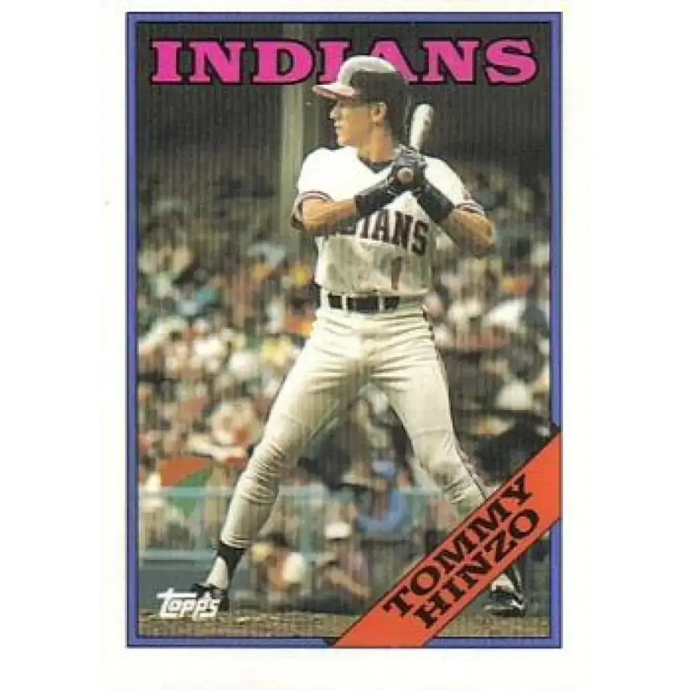 1988 Topps #576 Tommy Hinzo NM-MT RC Rookie Cleveland Indians Baseball Card - Baseball Card Single