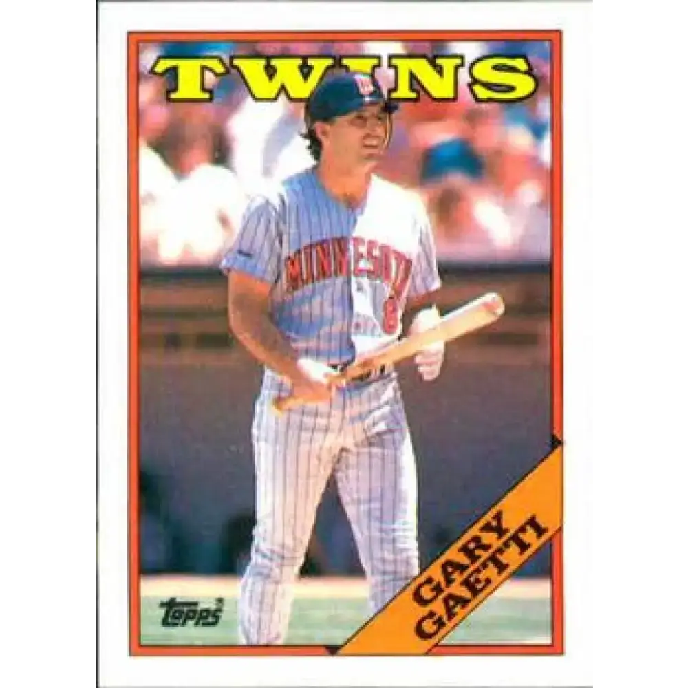 1988 Topps #578 Gary Gaetti NM-MT Minnesota Twins Baseball Card - Baseball Card Single