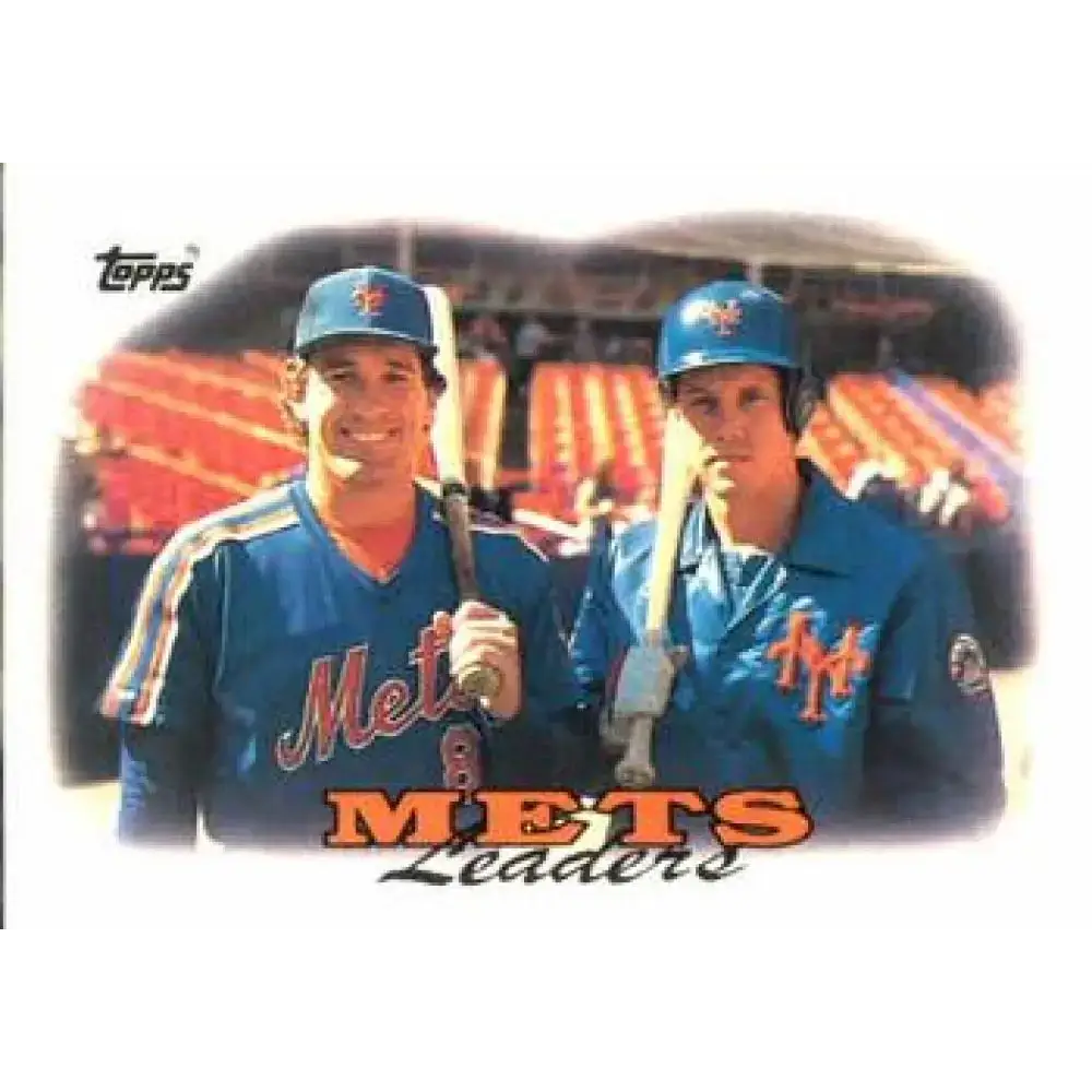 1988 Topps #579 Gary Carter/Kevin McReynolds NM-MT New York Mets Baseball Card - Baseball Card Single