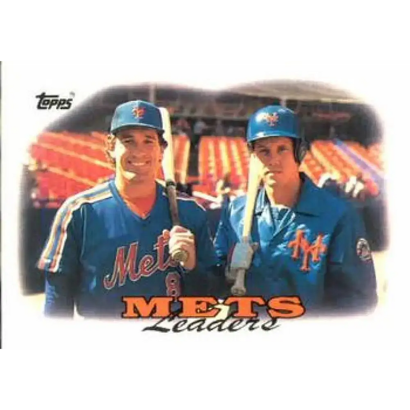 1988 Topps #579 Gary Carter/Kevin McReynolds NM-MT New York Mets Baseball Card - Baseball Card Single