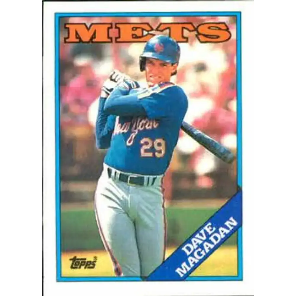 1988 Topps #58 Dave Magadan NM-MT New York Mets Baseball Card - Baseball Card Single