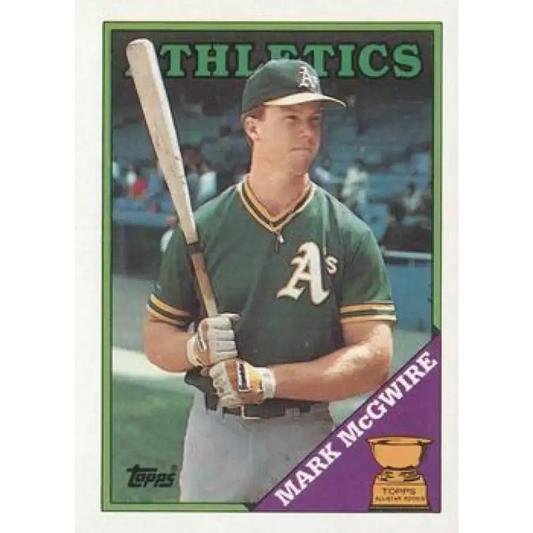 1988 Topps #580 Mark McGwire NM-MT Oakland Athletics Baseball Card