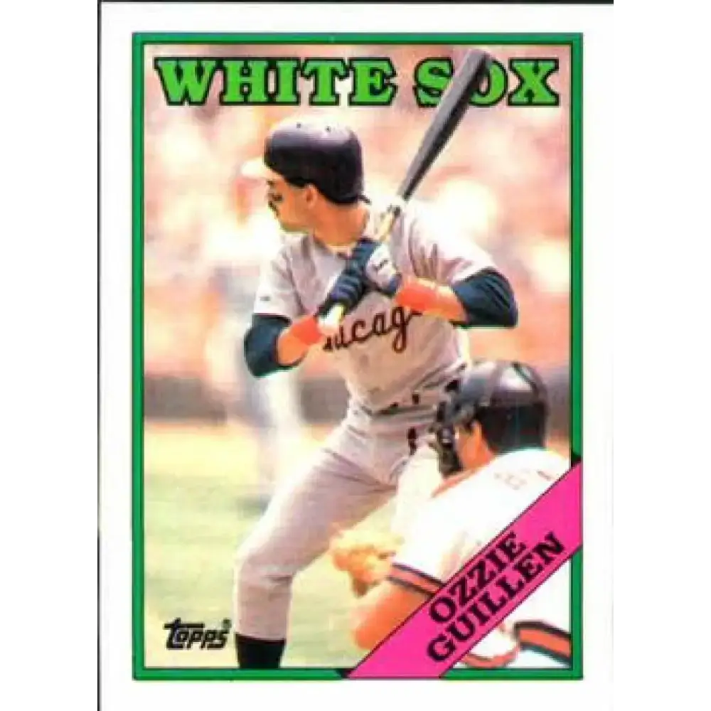 1988 Topps #585 Ozzie Guillen NM-MT Chicago White Sox Baseball Card - Baseball Card Single