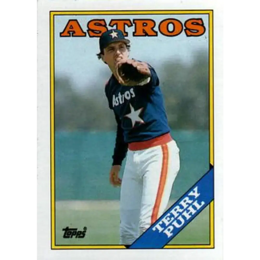 1988 Topps #587 Terry Puhl NM-MT Houston Astros Baseball Card