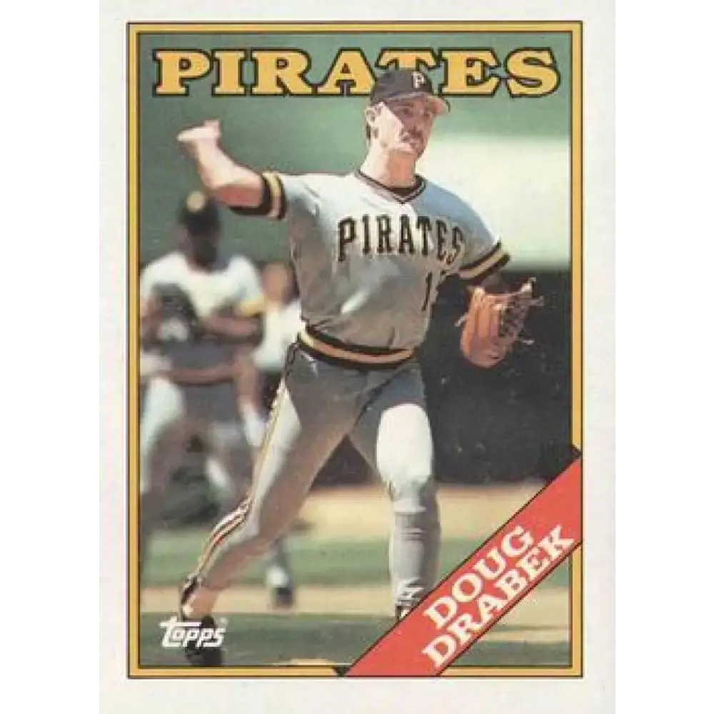 1988 Topps #591 Doug Drabek NM-MT Pittsburgh Pirates Baseball Card - Baseball Card Single