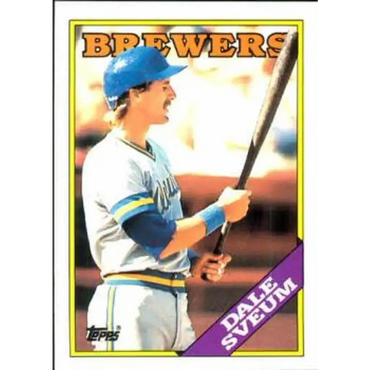 1988 Topps #592 Dale Sveum NM-MT Milwaukee Brewers Baseball Card