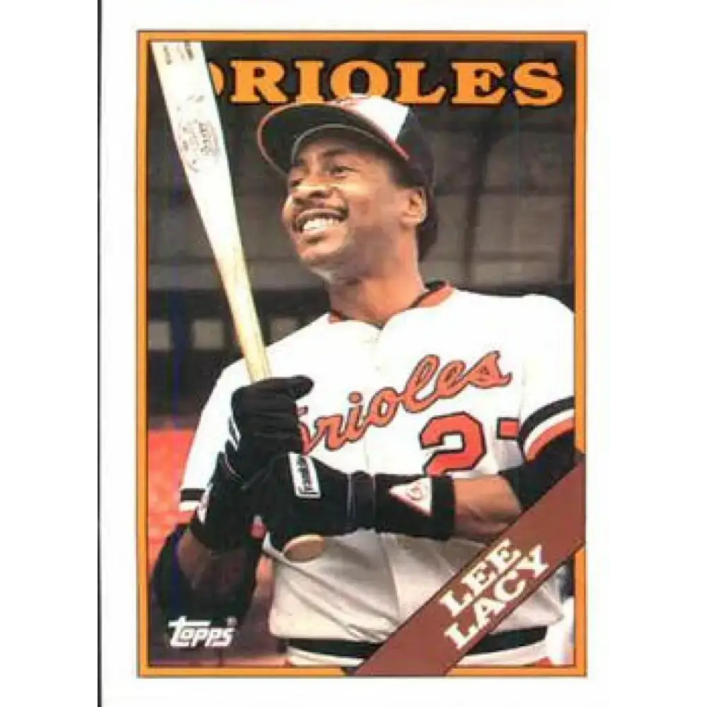 1988 Topps #598 Lee Lacy NM-MT Baltimore Orioles Baseball Card - Baseball Card Single