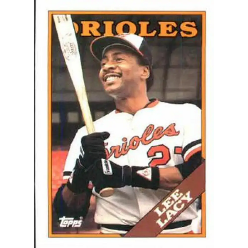 1988 Topps #598 Lee Lacy NM-MT Baltimore Orioles Baseball Card - Baseball Card Single