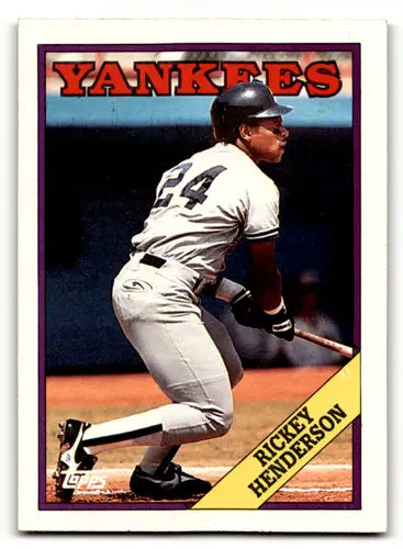 1988 Topps #60 Rickey Henderson NM Near Mint Yankees ID:63954 - Baseball Card Single