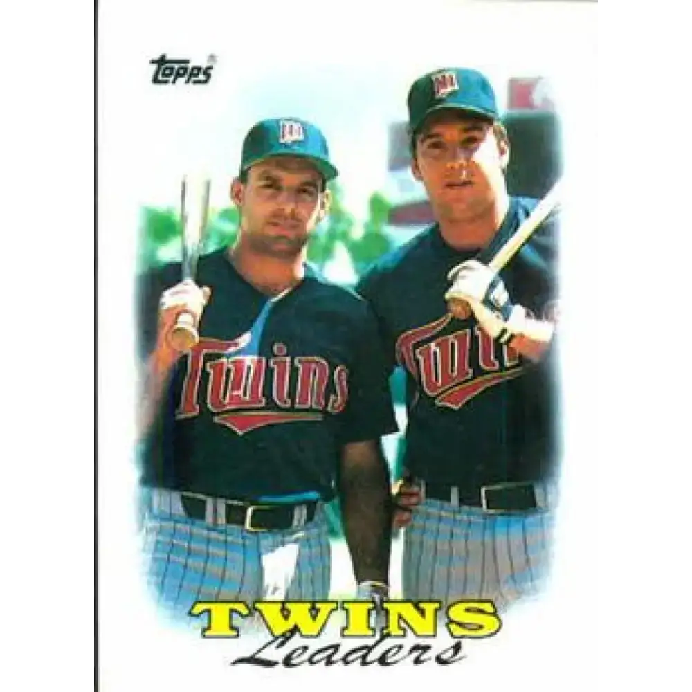 1988 Topps #609 Gary Gaetti/Kent Hrbek NM-MT Minnesota Twins Baseball Card - Baseball Card Single