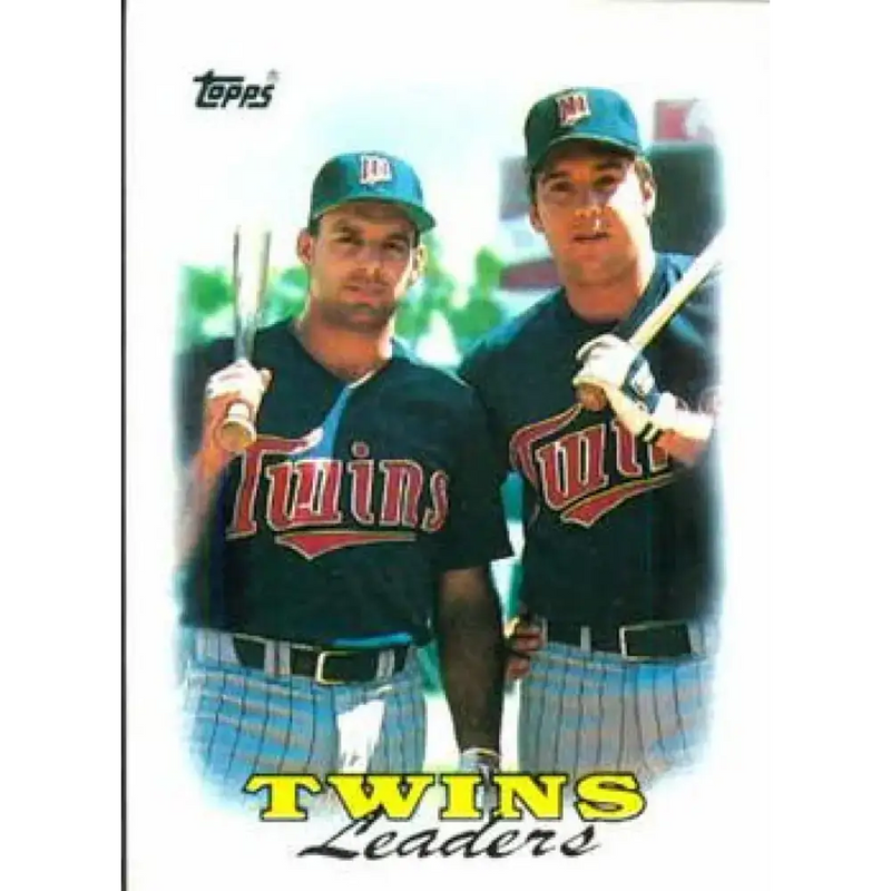 1988 Topps #609 Gary Gaetti/Kent Hrbek NM-MT Minnesota Twins Baseball Card - Baseball Card Single
