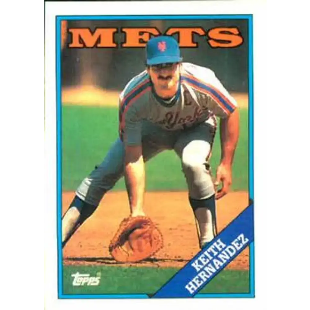 1988 Topps #610 Keith Hernandez NM-MT New York Mets Baseball Card - Baseball Card Single