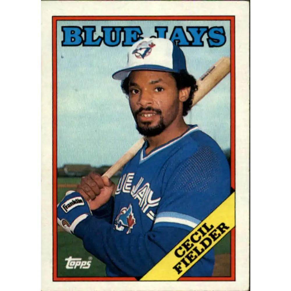 1988 Topps #618 Cecil Fielder NM-MT Toronto Blue Jays Baseball Card - Baseball Card Single