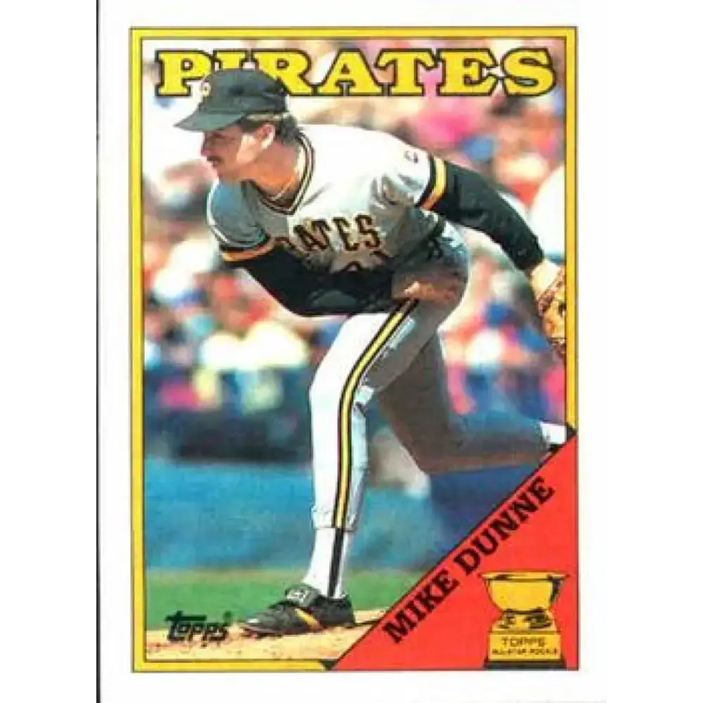 1988 Topps #619 Mike Dunne NM-MT Pittsburgh Pirates Baseball Card - Baseball Card Single