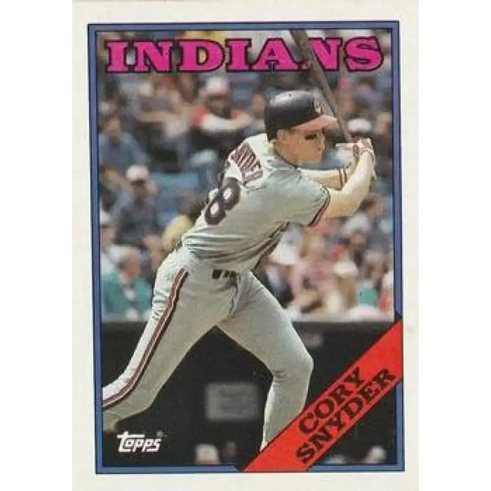 1988 Topps #620 Cory Snyder NM-MT Cleveland Indians Baseball Card - Baseball Card Single