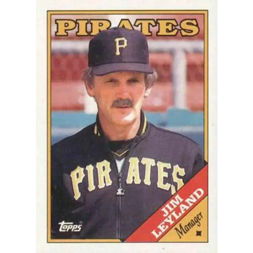 1988 Topps #624 Jim Leyland NM-MT Pittsburgh Pirates Baseball Card - Baseball Card Single