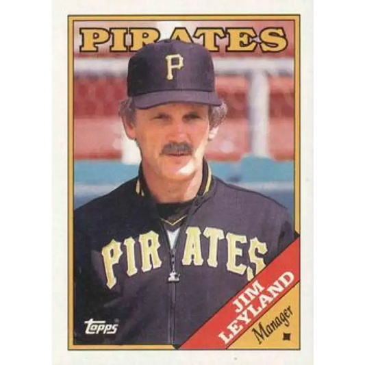 1988 Topps #624 Jim Leyland NM-MT Pittsburgh Pirates Baseball Card - Baseball Card Single