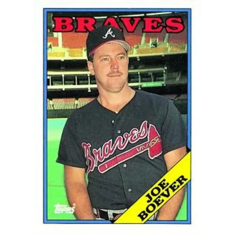 1988 Topps #627 Joe Boever NM-MT RC Rookie Atlanta Braves Baseball Card - Baseball Card Single