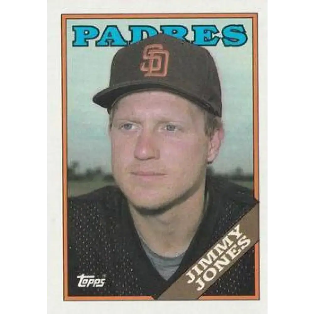 1988 Topps #63 Jimmy Jones NM-MT San Diego Padres Baseball Card - Baseball Card Single