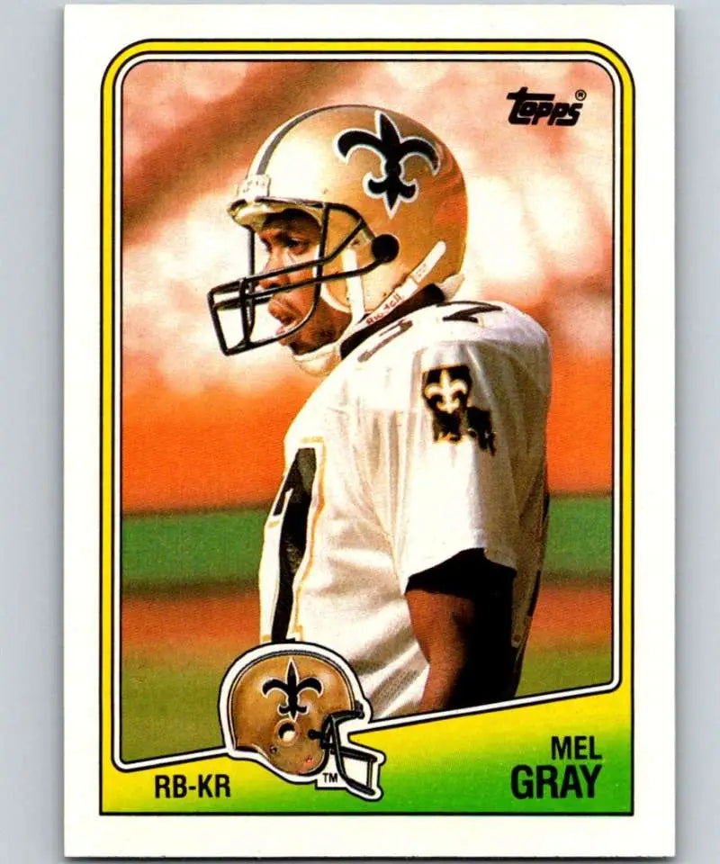 1988 Topps #63 Mel Gray EX Excellent RC Rookie New Orleans Saints Football Card - Football Card Single