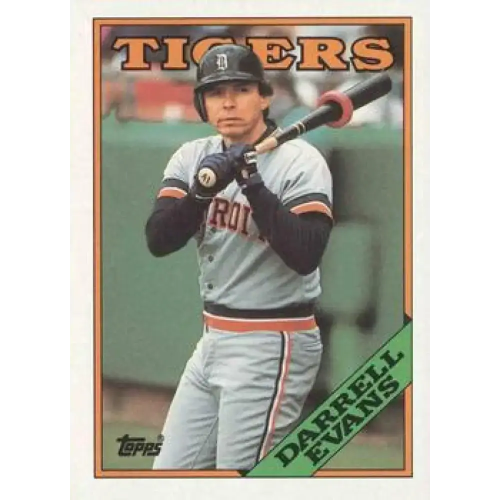 1988 Topps #630 Darrell Evans NM-MT Detroit Tigers Baseball Card - Baseball Card Single