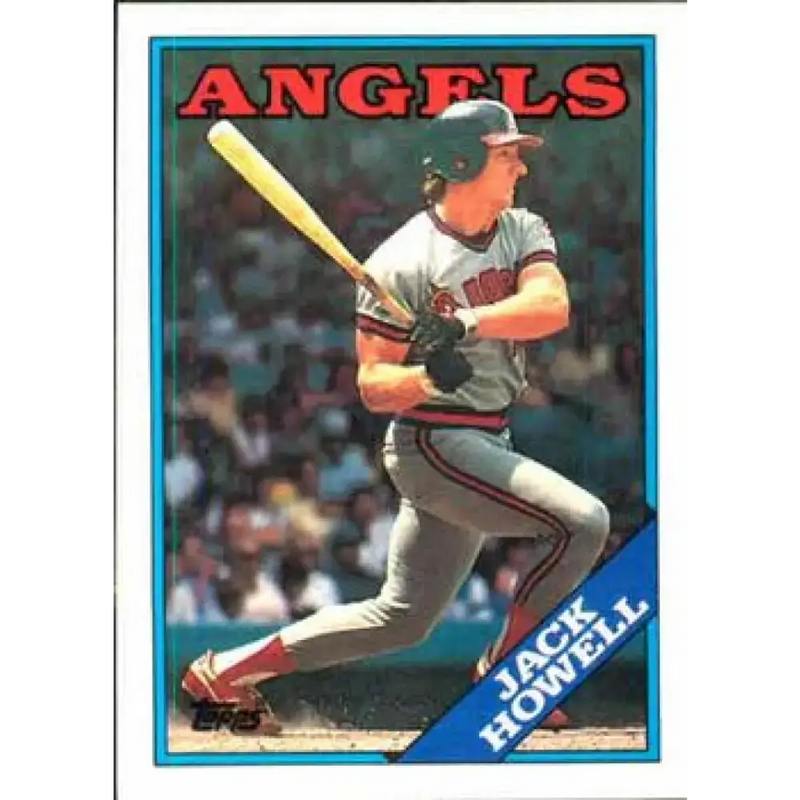 1988 Topps #631 Jack Howell NM-MT California Angels Baseball Card - Baseball Card Single