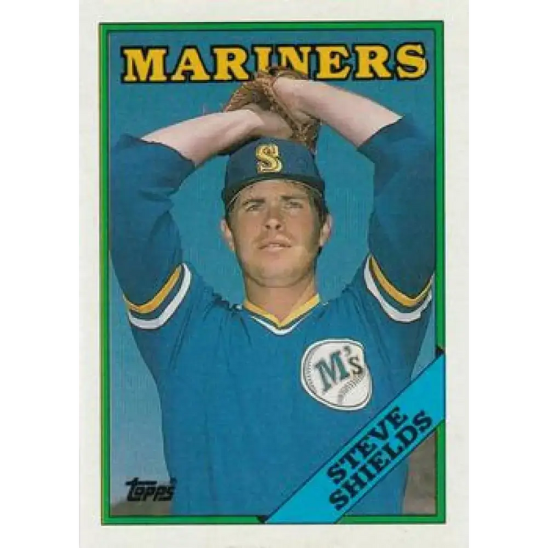 1988 Topps #632 Steve Shields NM-MT Seattle Mariners Baseball Card - Baseball Card Single