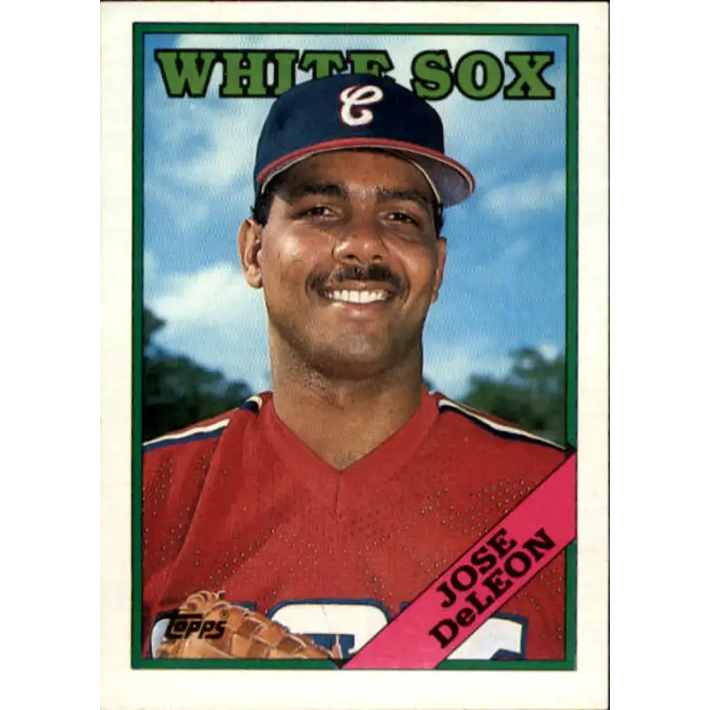 1988 Topps #634 Jose DeLeon NM-MT Chicago White Sox Baseball Card - Baseball Card Single