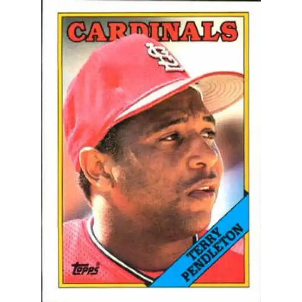 1988 Topps #635 Terry Pendleton NM-MT St. Louis Cardinals Baseball Card - Baseball Card Single