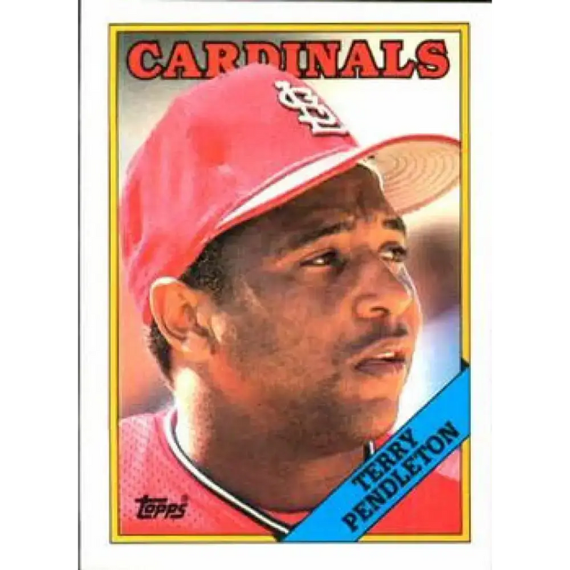 1988 Topps #635 Terry Pendleton NM-MT St. Louis Cardinals Baseball Card - Baseball Card Single