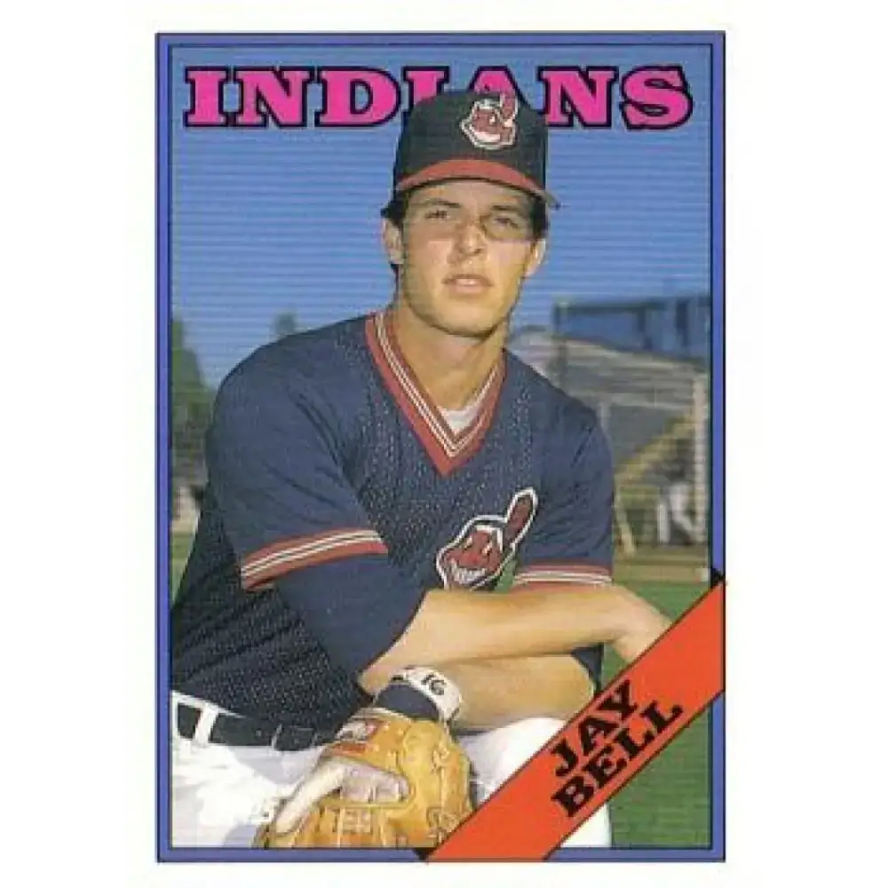 1988 Topps #637 Jay Bell NM-MT RC Rookie Cleveland Indians Baseball Card - Baseball Card Single