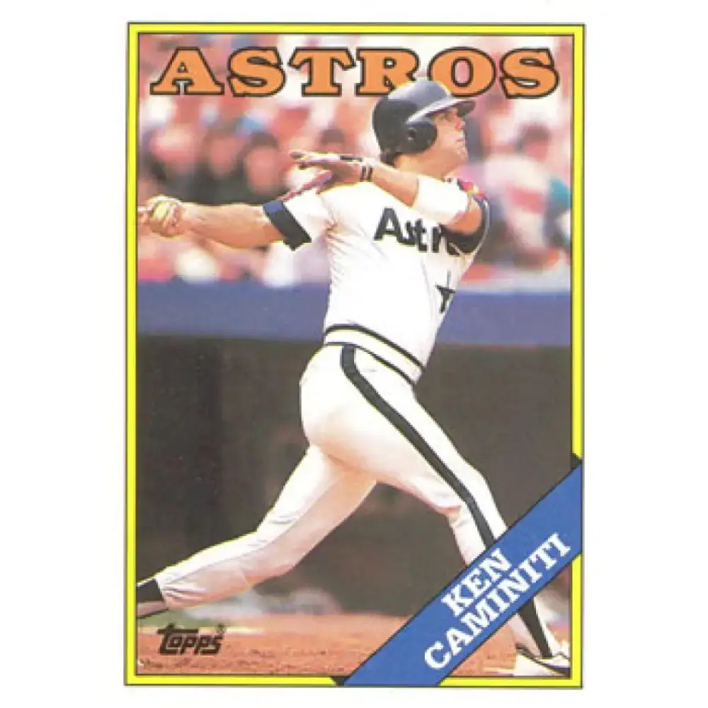 1988 Topps #64 Ken Caminiti NM-MT RC Rookie Houston Astros Baseball Card - Baseball Card Single