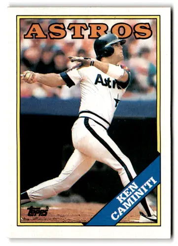 Original gloss 1988 Topps Ken Caminiti NM Near Mint RC Rookie Astros baseball card