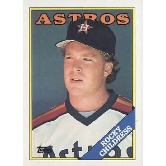 1988 Topps #643 Rocky Childress NM-MT RC Rookie Houston Astros Baseball Card
