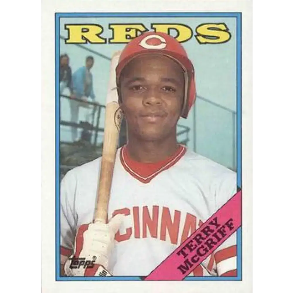 1988 Topps #644 Terry McGriff NM-MT Cincinnati Reds Baseball Card - Baseball Card Single