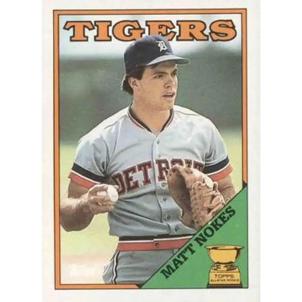 1988 Topps #645 Matt Nokes NM-MT RC Rookie Detroit Tigers Baseball Card