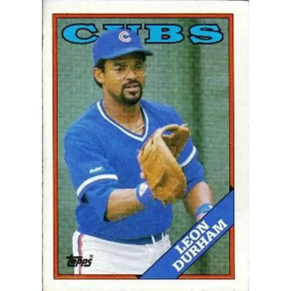 1988 Topps #65 Leon Durham NM-MT Chicago Cubs Baseball Card - Baseball Card Single