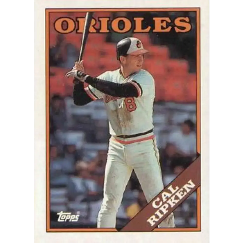 1988 Topps #650 Cal Ripken Jr. NM-MT Baltimore Orioles Baseball Card - Baseball Card Single