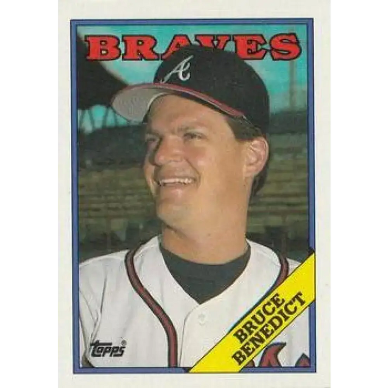 1988 Topps #652 Bruce Benedict NM-MT Atlanta Braves Baseball Card - Baseball Card Single