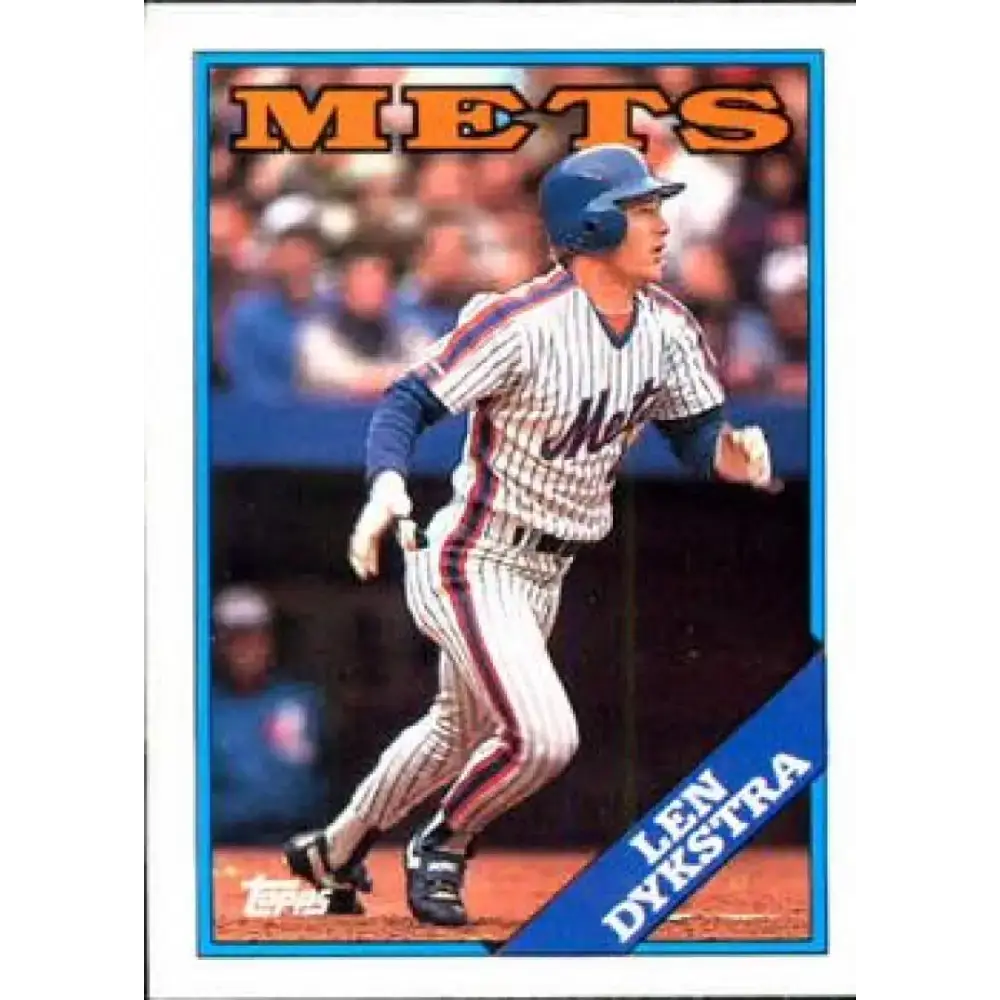 1988 Topps #655 Lenny Dykstra NM-MT New York Mets Baseball Card - Baseball Card Single