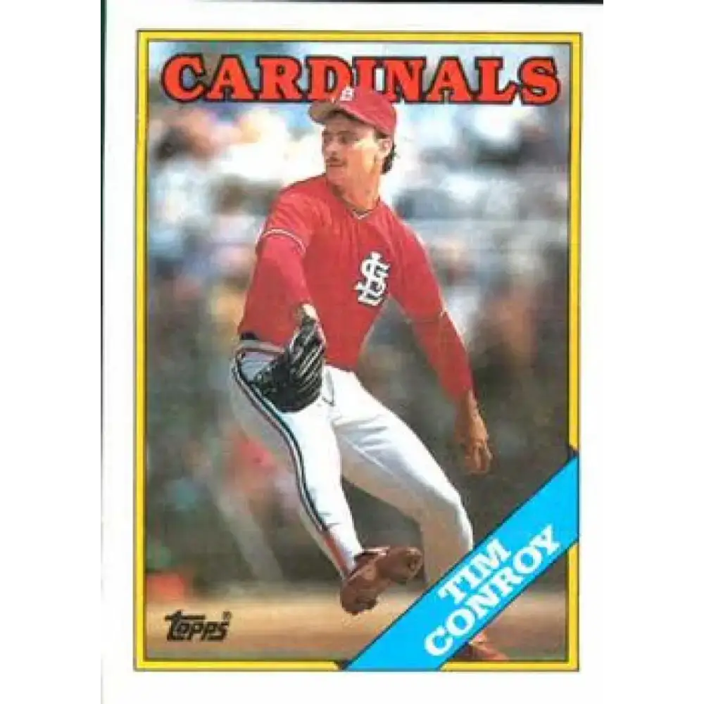 1988 Topps #658 Tim Conroy NM-MT St. Louis Cardinals Baseball Card - Baseball Card Single