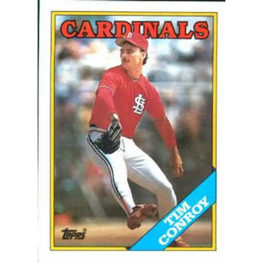 1988 Topps #658 Tim Conroy NM-MT St. Louis Cardinals Baseball Card - Baseball Card Single