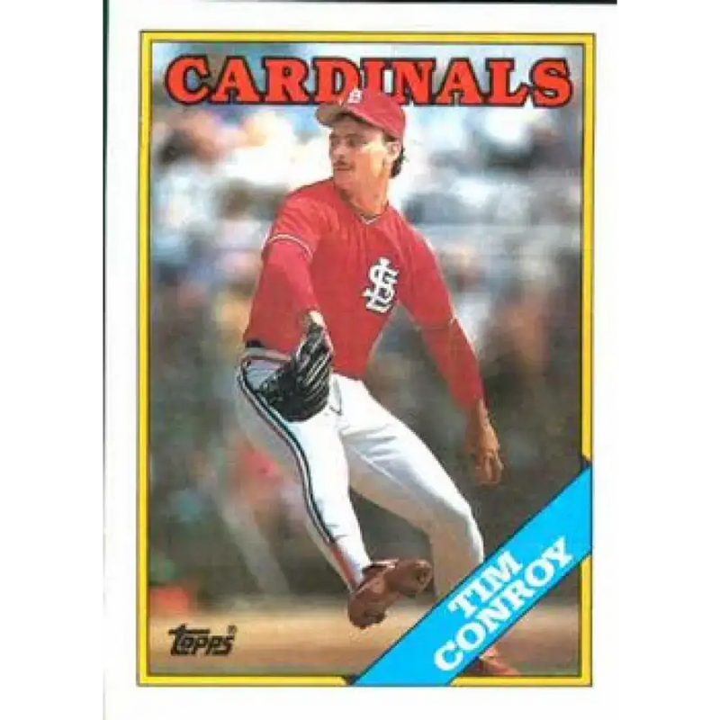 1988 Topps #658 Tim Conroy NM-MT St. Louis Cardinals Baseball Card - Baseball Card Single