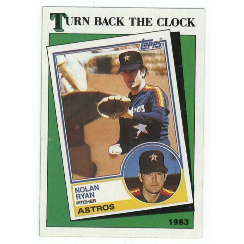 1988 Topps #661 Nolan Ryan NM-MT Houston Astros Baseball Card