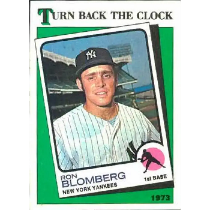 1988 Topps #663 Ron Blomberg NM-MT New York Yankees Baseball Card - Baseball Card Single