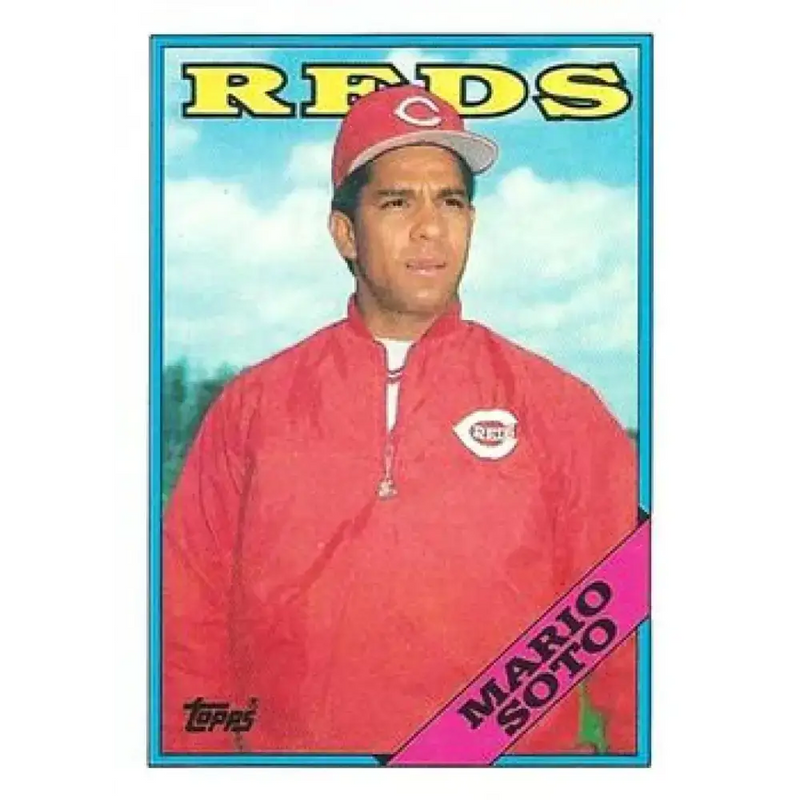 1988 Topps #666 Mario Soto NM-MT Cincinnati Reds Baseball Card - Baseball Card Single
