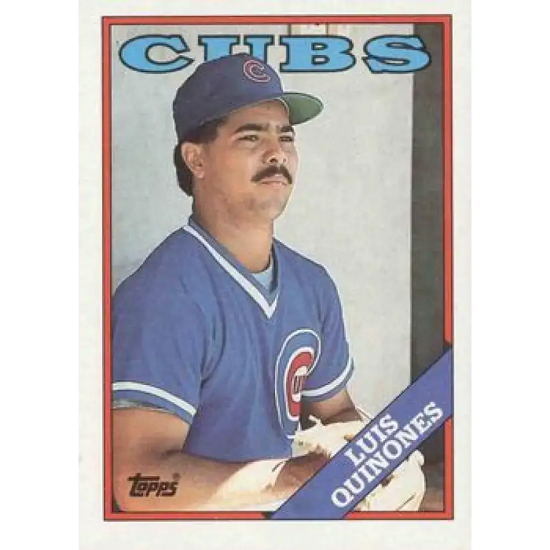 1988 Topps #667 Luis Quinones NM-MT Chicago Cubs Baseball Card - Baseball Card Single
