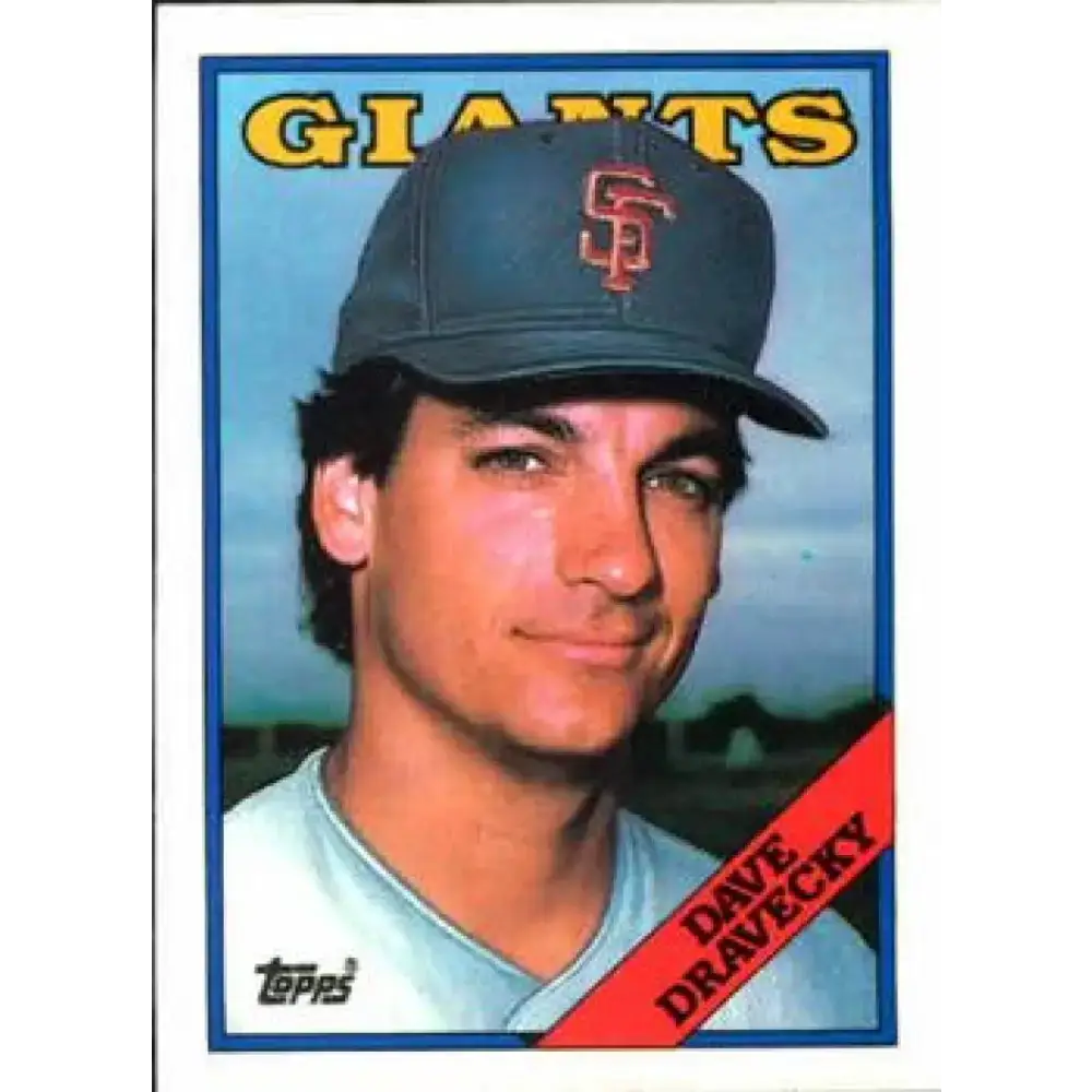 1988 Topps #68 Dave Dravecky NM-MT San Francisco Giants Baseball Card